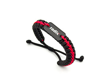 Chlapský paracord náramek RADIX červený